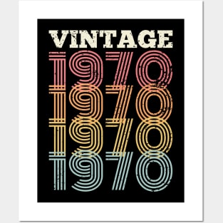 50th birthday gifts for men and women 1970 gift 50 years old Posters and Art